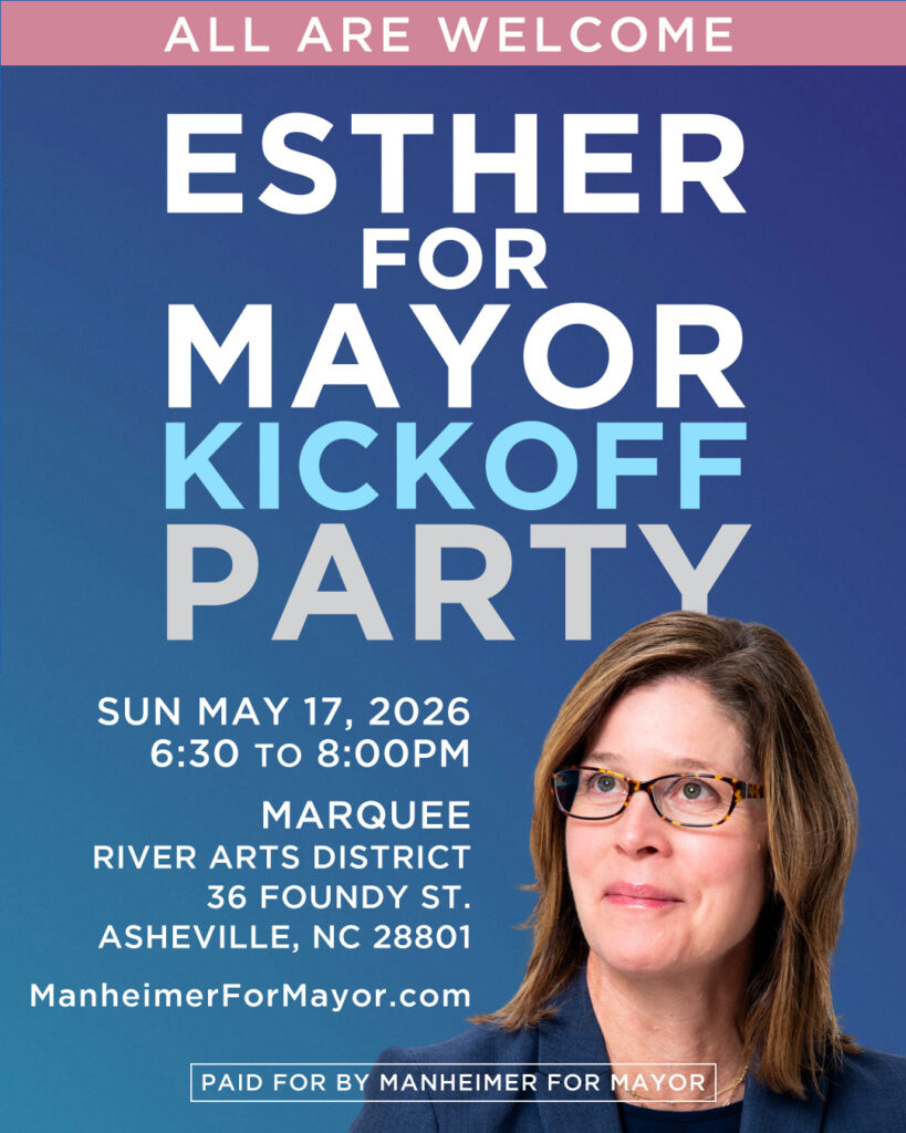 Esther Manheimer for Mayor Kickoff Party in Asheville, North Carolina.