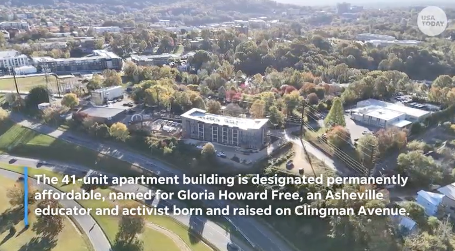 ASHEVILLE CITIZEN-TIMES: Haywood St. nears completion on its 41 affordable apartments near downtown Asheville