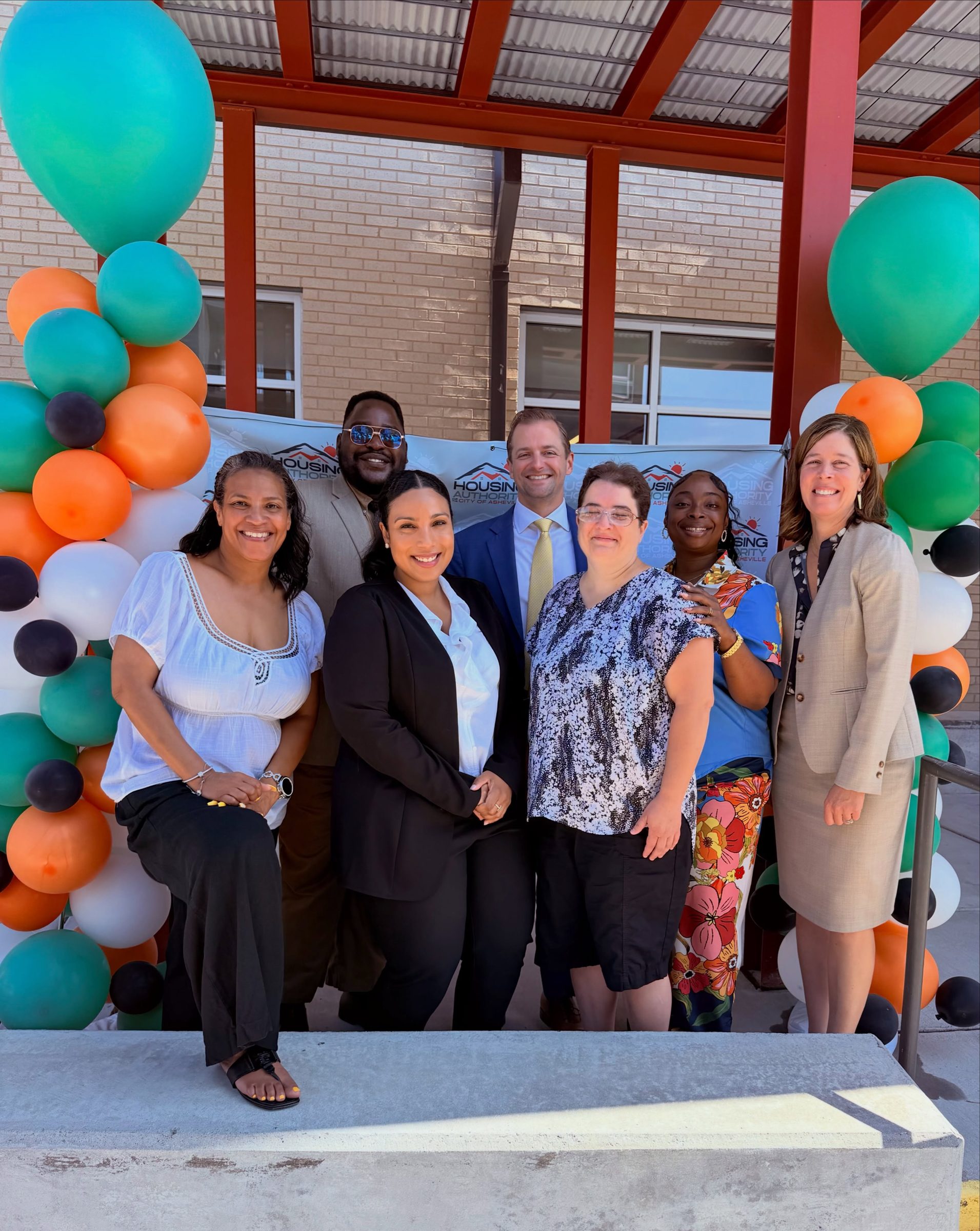 Esther Manheimer with housing leaders