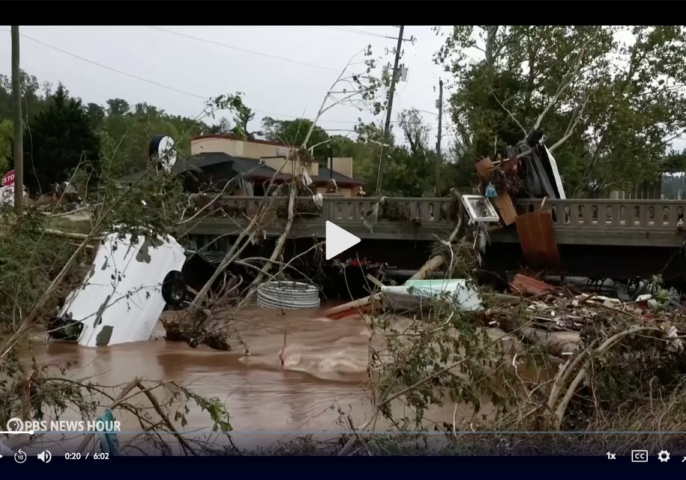 PBS NEWS HOUR: Asheville mayor on what North Carolina needs as flooding recovery process begins